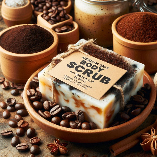 Coffee & Vanilla Bean Body Scrub Bar