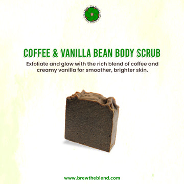 Coffee & Vanilla Bean Body Scrub Bar