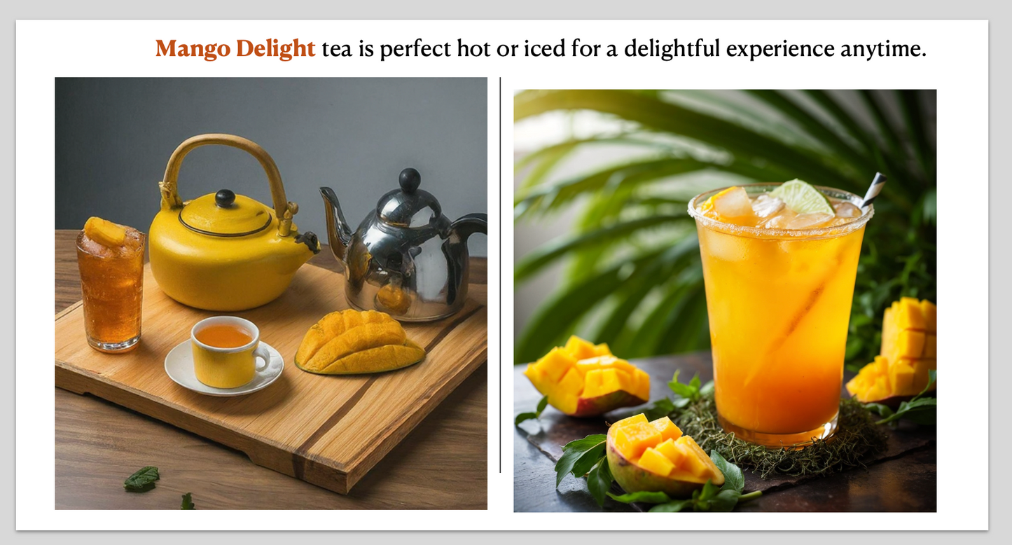 Mango Delight tea - BREW THE BLEND