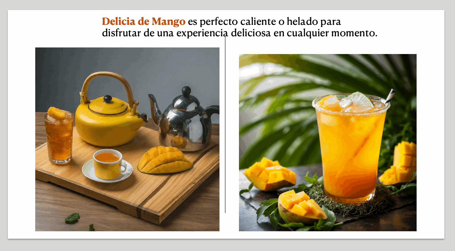 Mango Delight tea - BREW THE BLEND