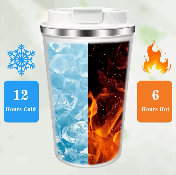 Smart Insulated Thermos Stainless Steel Vacuum Thermos Bottle LED Display 500ml